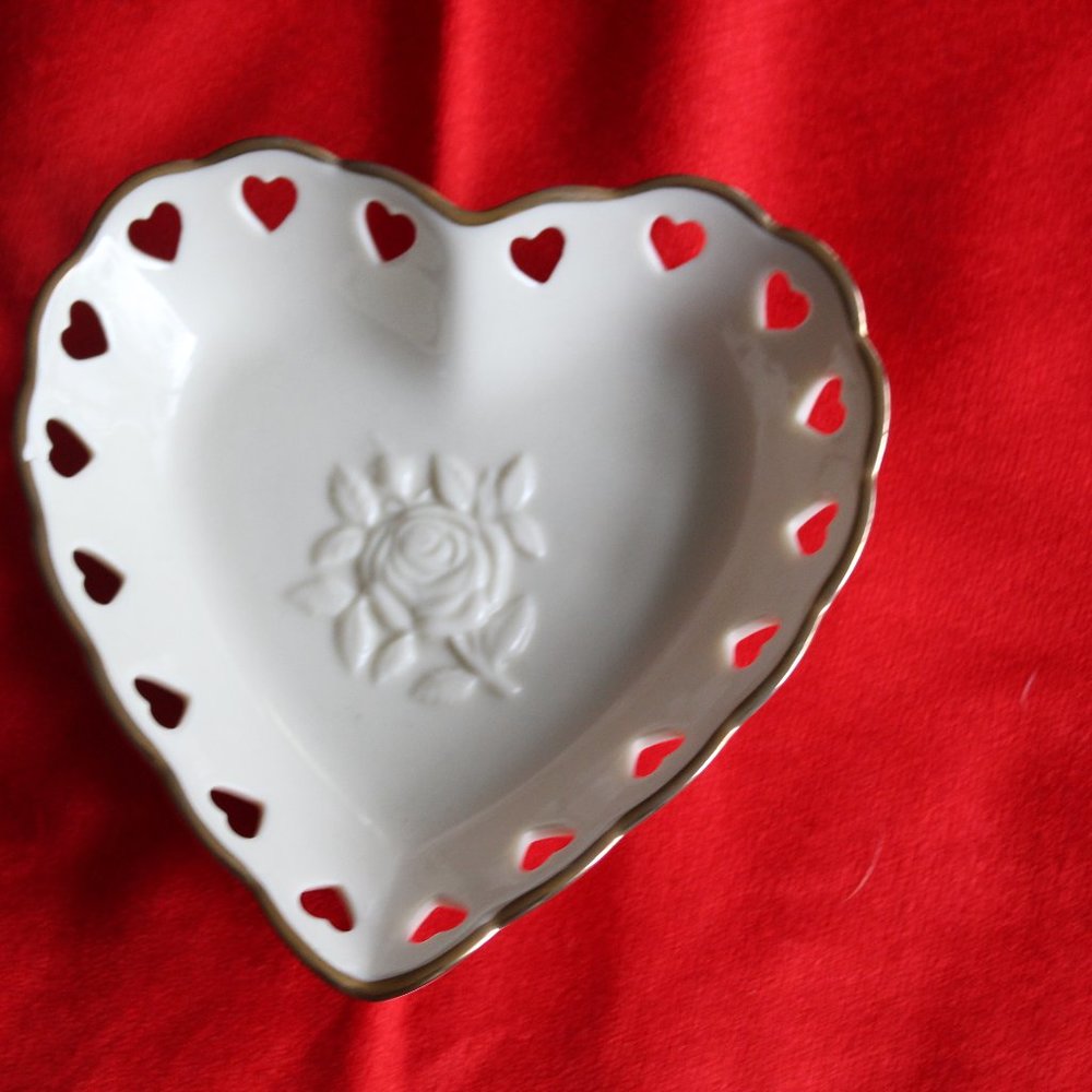 Lenox Heart Shaped Trinket Dish